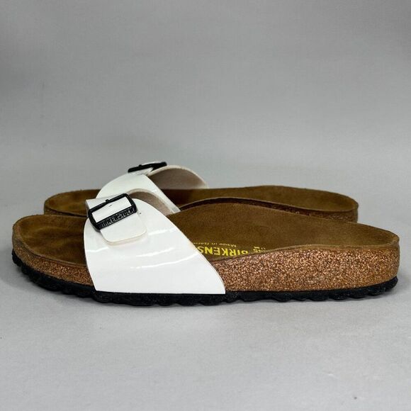 Birkenstock Women's Size 7.5 Madrid White Sandals - Picture 4 of 10